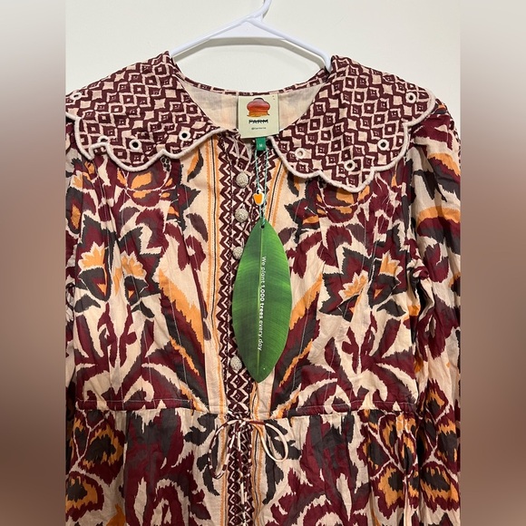 FARM Rio Cream Toucans Scarf Mini Dress - Picture 12 of 12